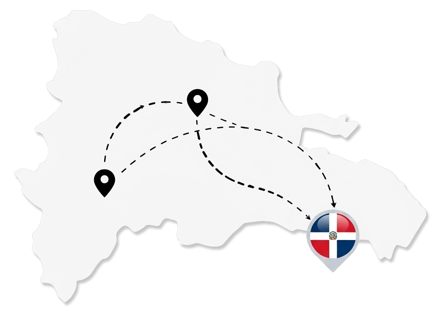 Mapa de cobertura nacional